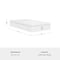 Martha Stewart SleepComplete 12 Inch Twin Medium Dual-Action Cooling Gel and Green Tea Memory Foam Mattress CL-MODD-12T-MS - alternate 2